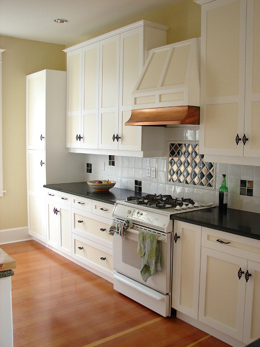 retro kitchen cabinets with gas stove